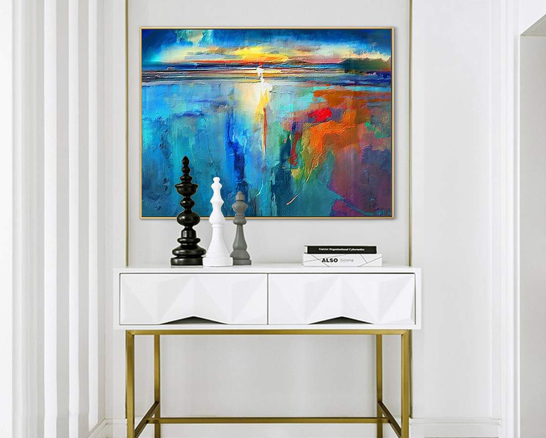 landscape sea wall art